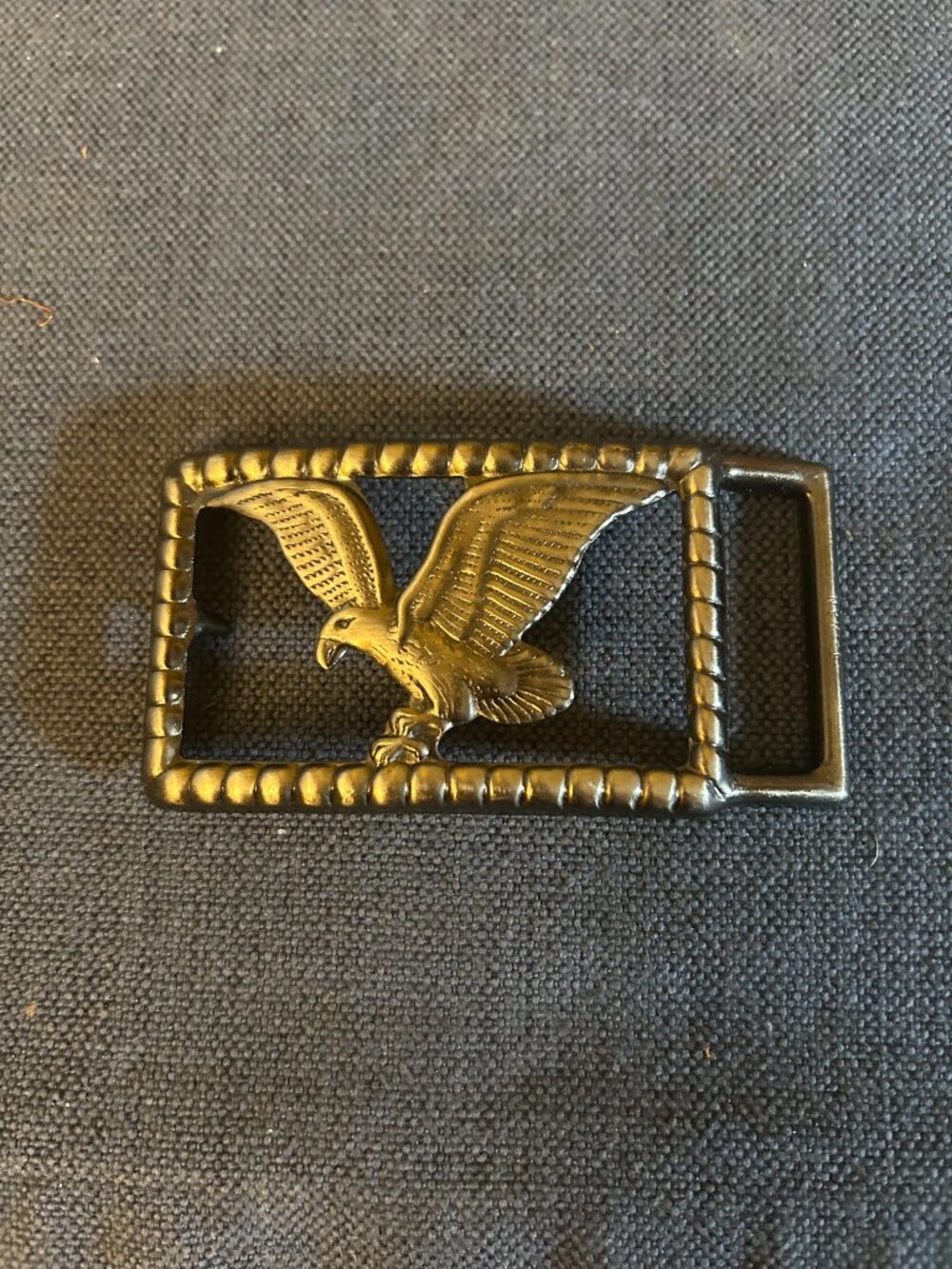 Vintage  Brass Belt  Buckle